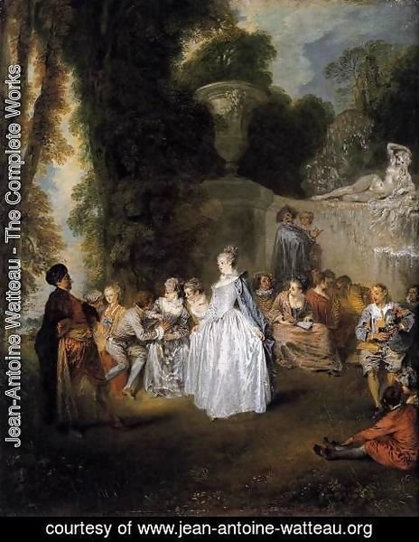 Jean-Antoine Watteau - Fetes Venitiennes 1718-19