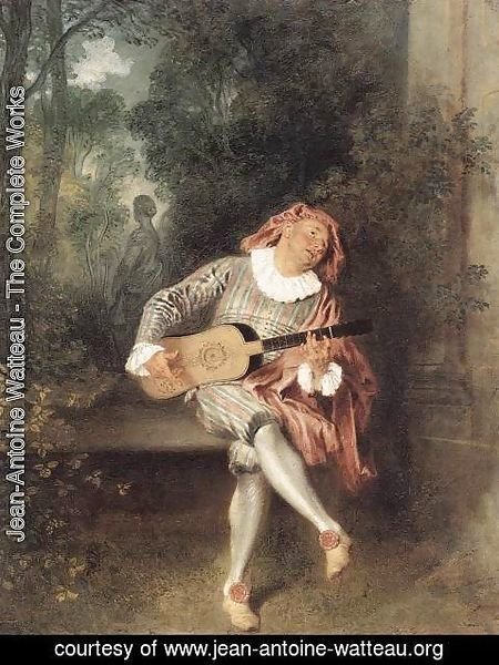 Jean-Antoine Watteau - Mezzetin 1717-19