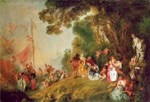 Jean-Antoine Watteau - Pilgrimage to Cythera 1717