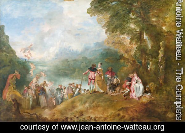 Jean-Antoine Watteau - The Embarkation for Cythera 1717