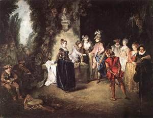 Jean-Antoine Watteau - The French Comedy 1714